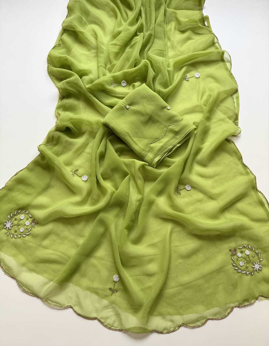 Juhi Pure Chiffon Traditional Silk Saree