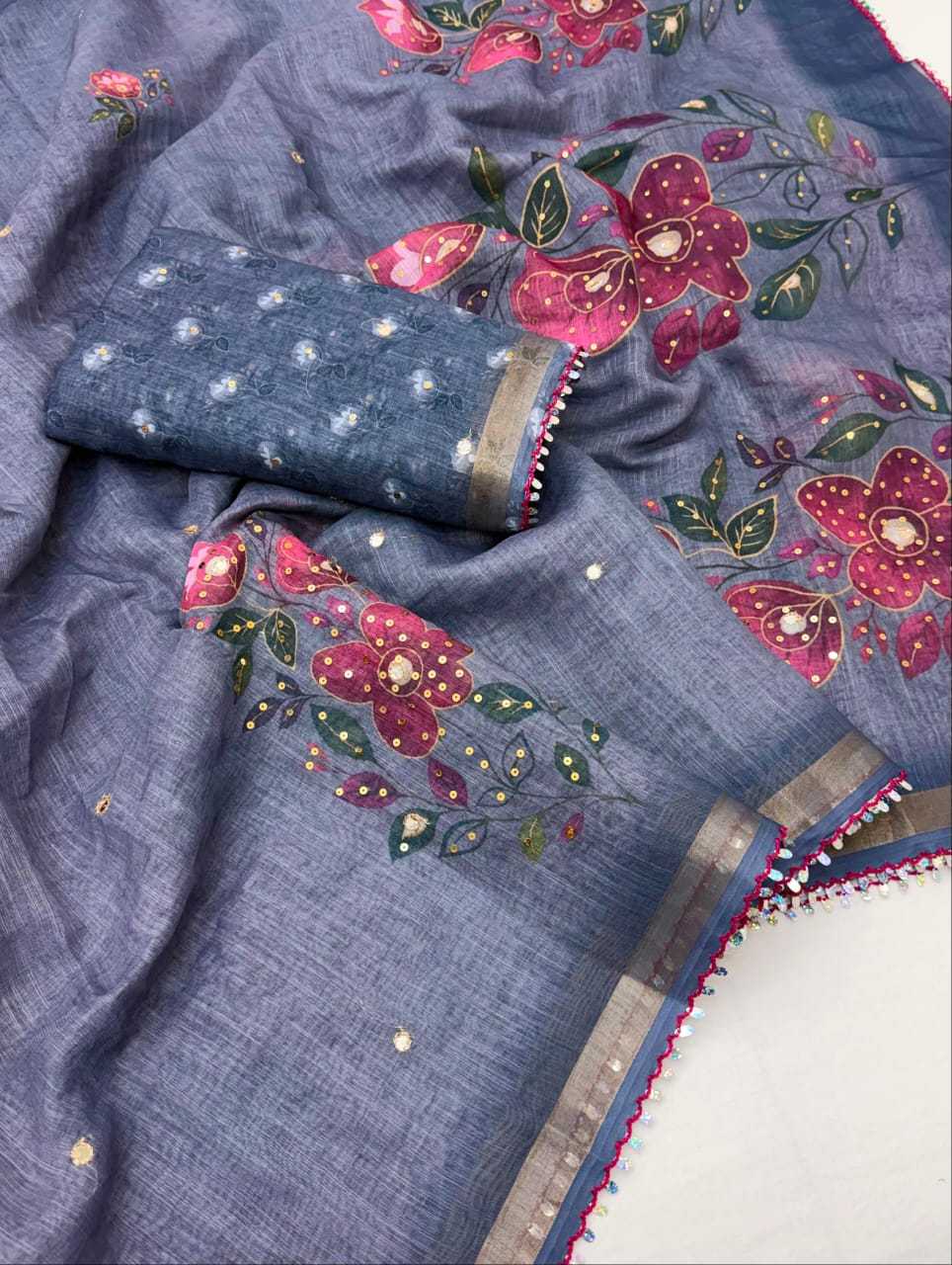 Palavi Soft Cotton Traditional Saree