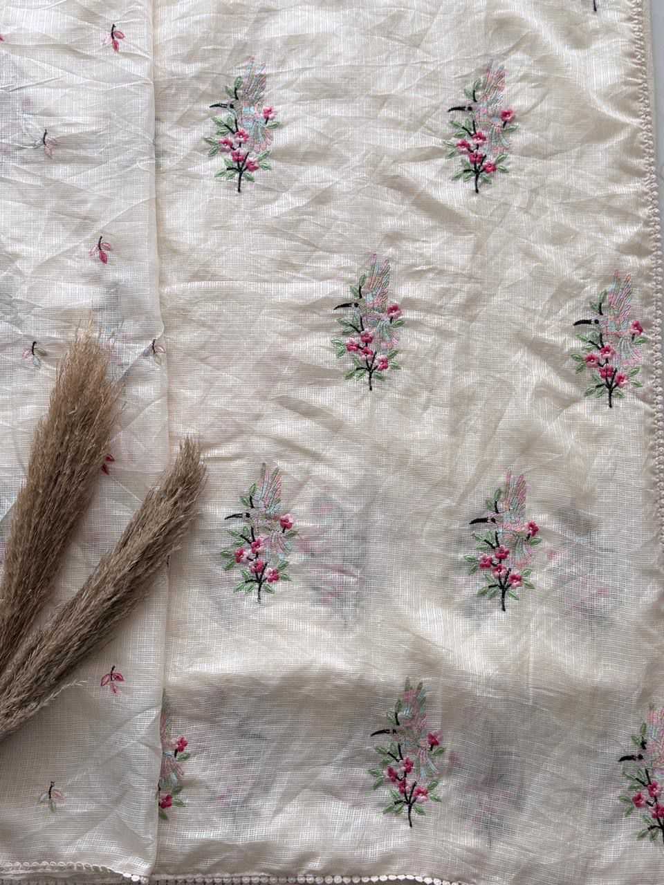 Prisha Kora Silk Soft Saree