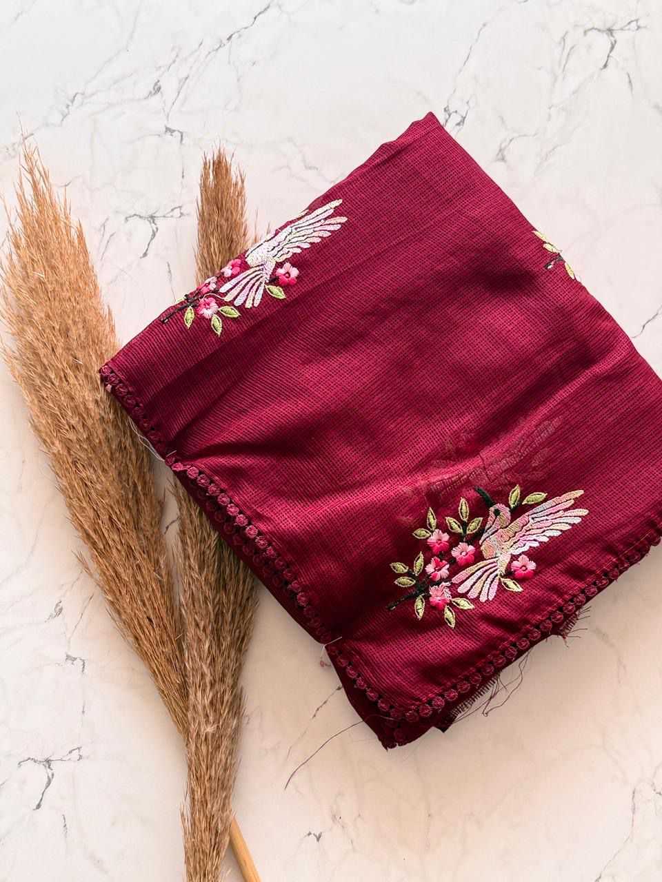 Prisha Kora Silk Soft Saree