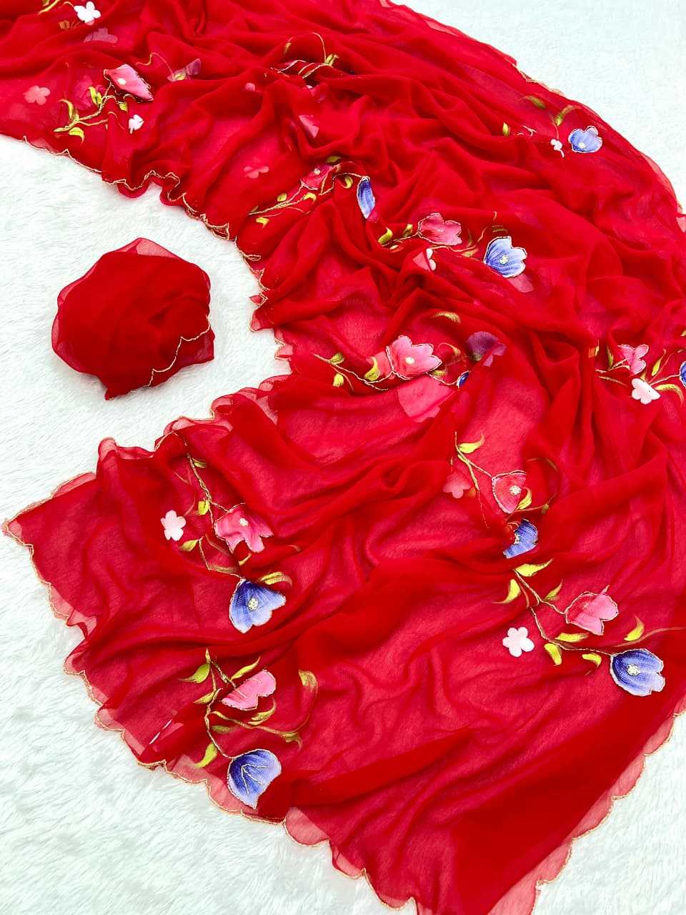 Cutwork Saree