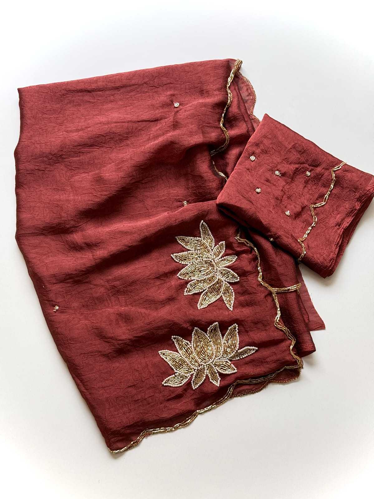 Purvi Rangoli Silk Hand Work Saree
