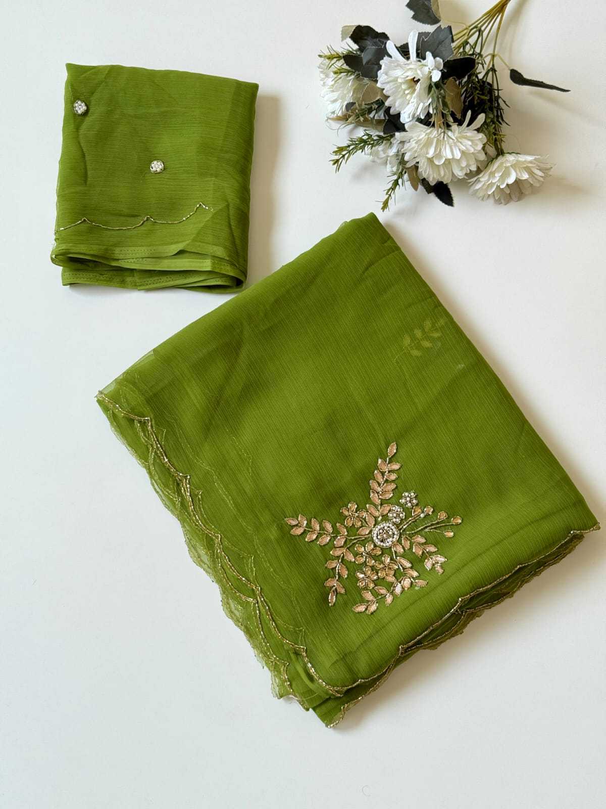 Hand Work Saree