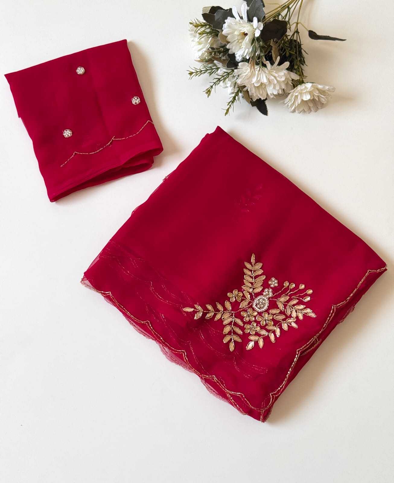 Hand Work Saree