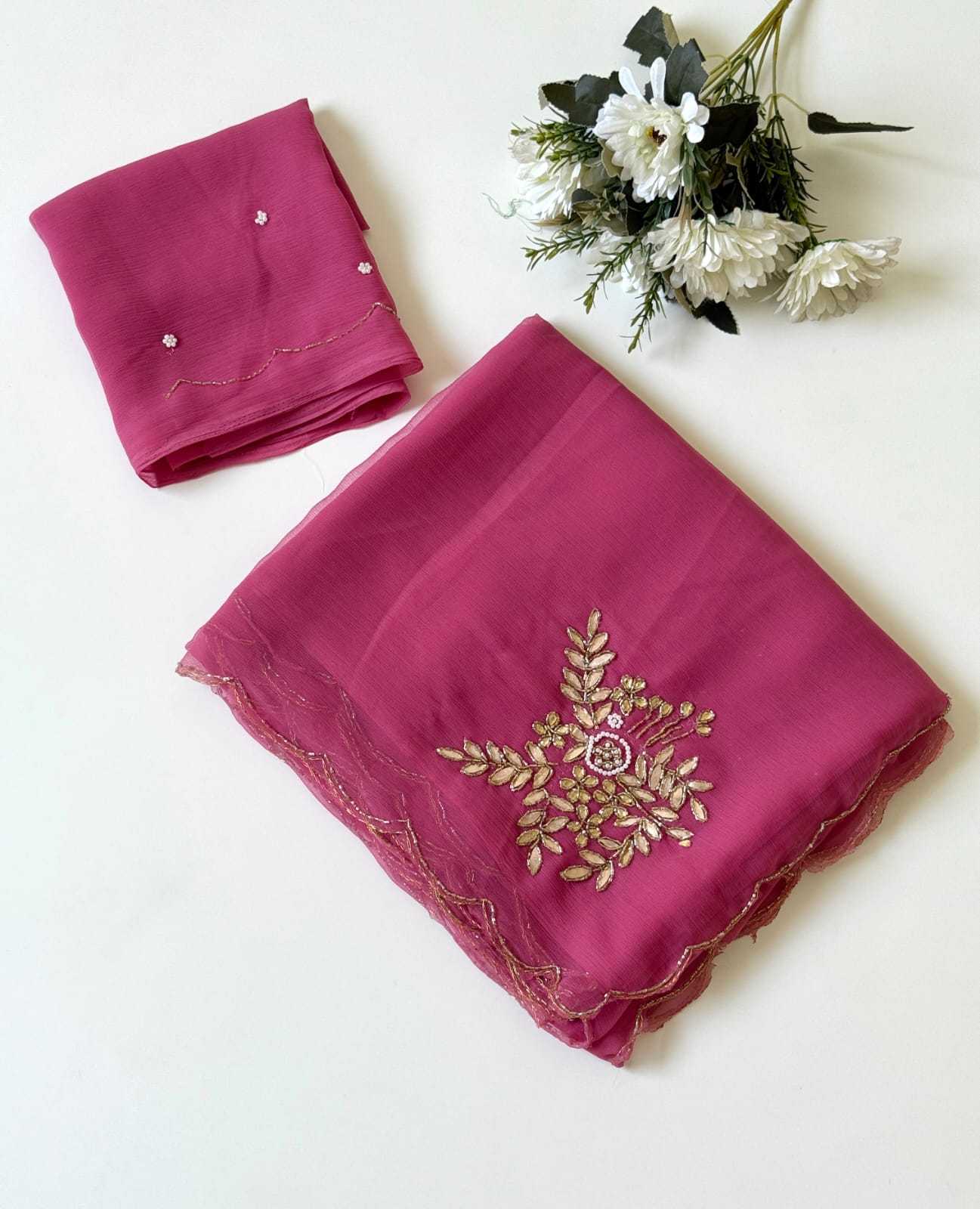Hand Work Saree
