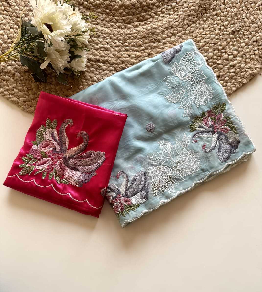 Embroidered Saree