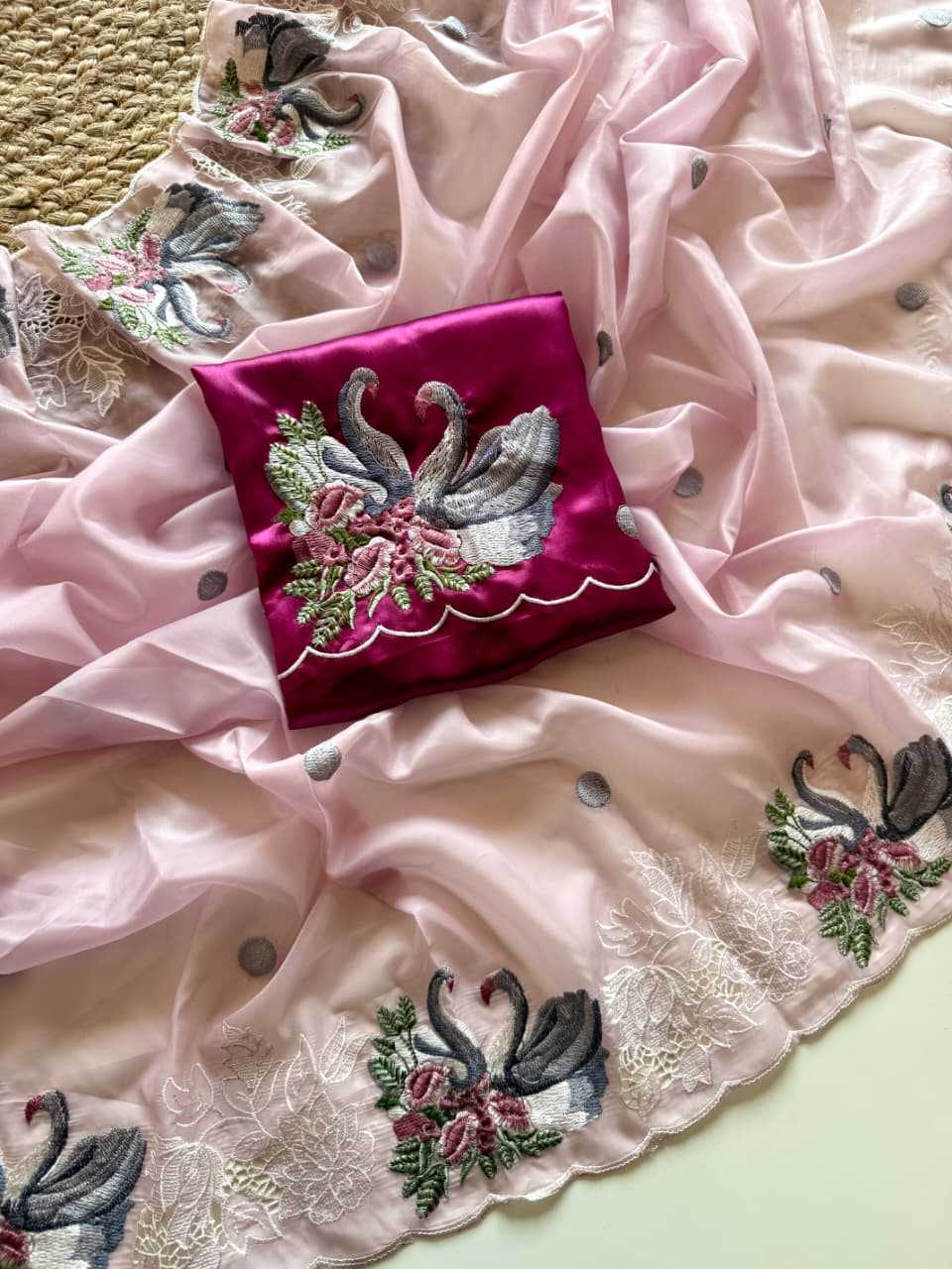 Embroidered Saree