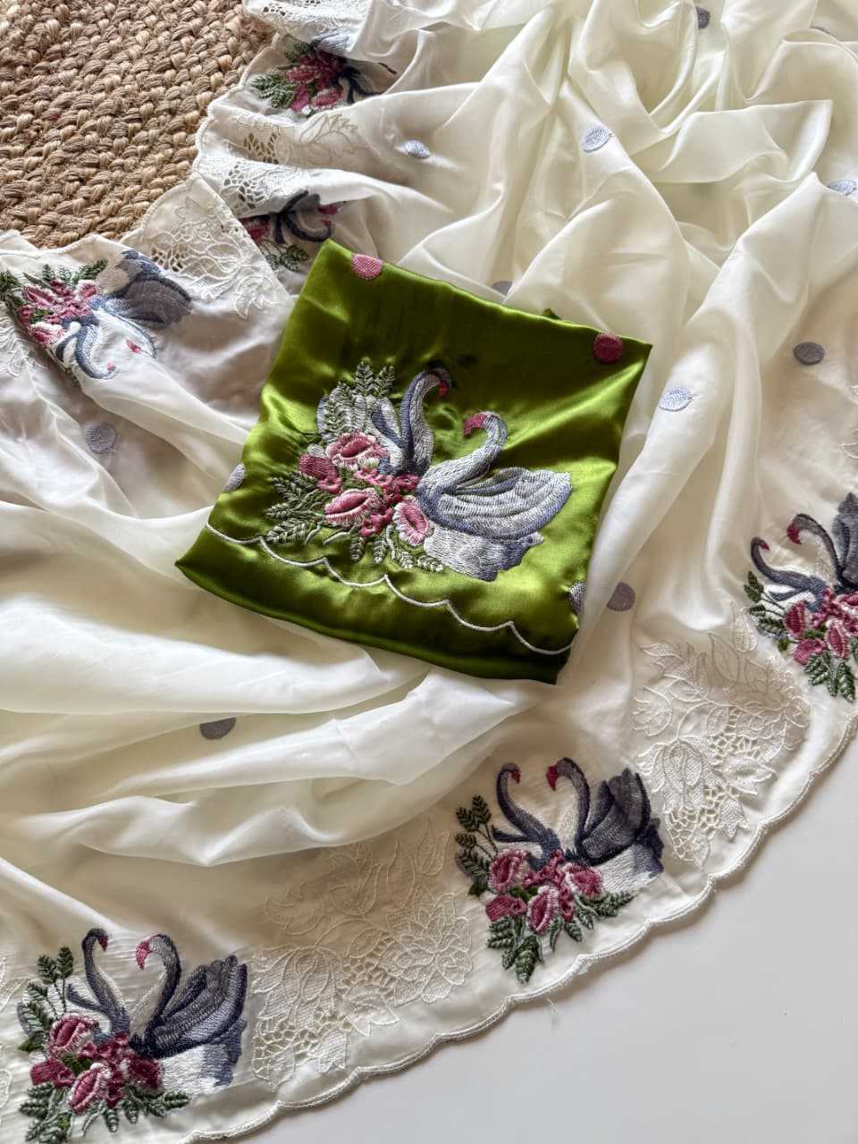 Embroidered Saree