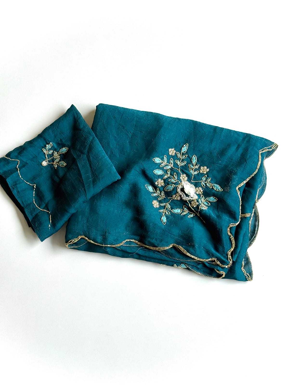 Rangoli Silk Hand Work Saree