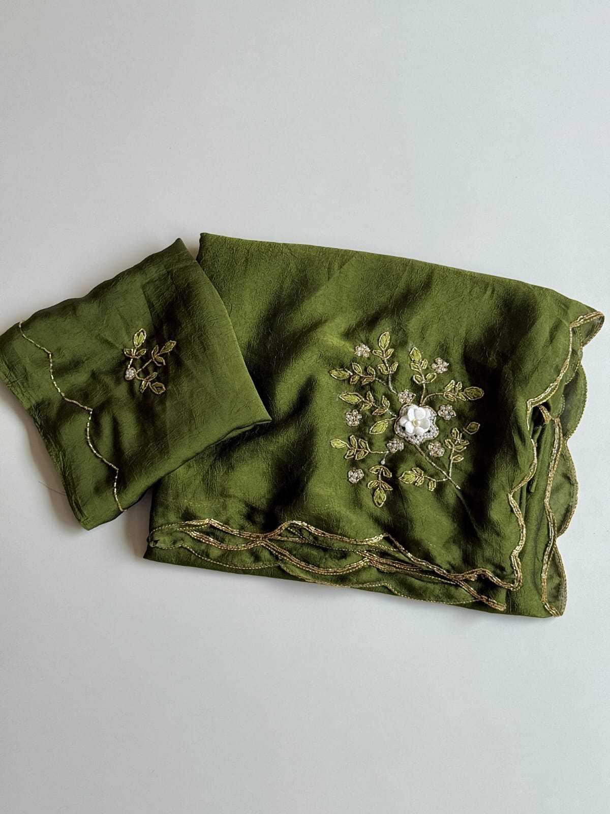 Rangoli Silk Hand Work Saree