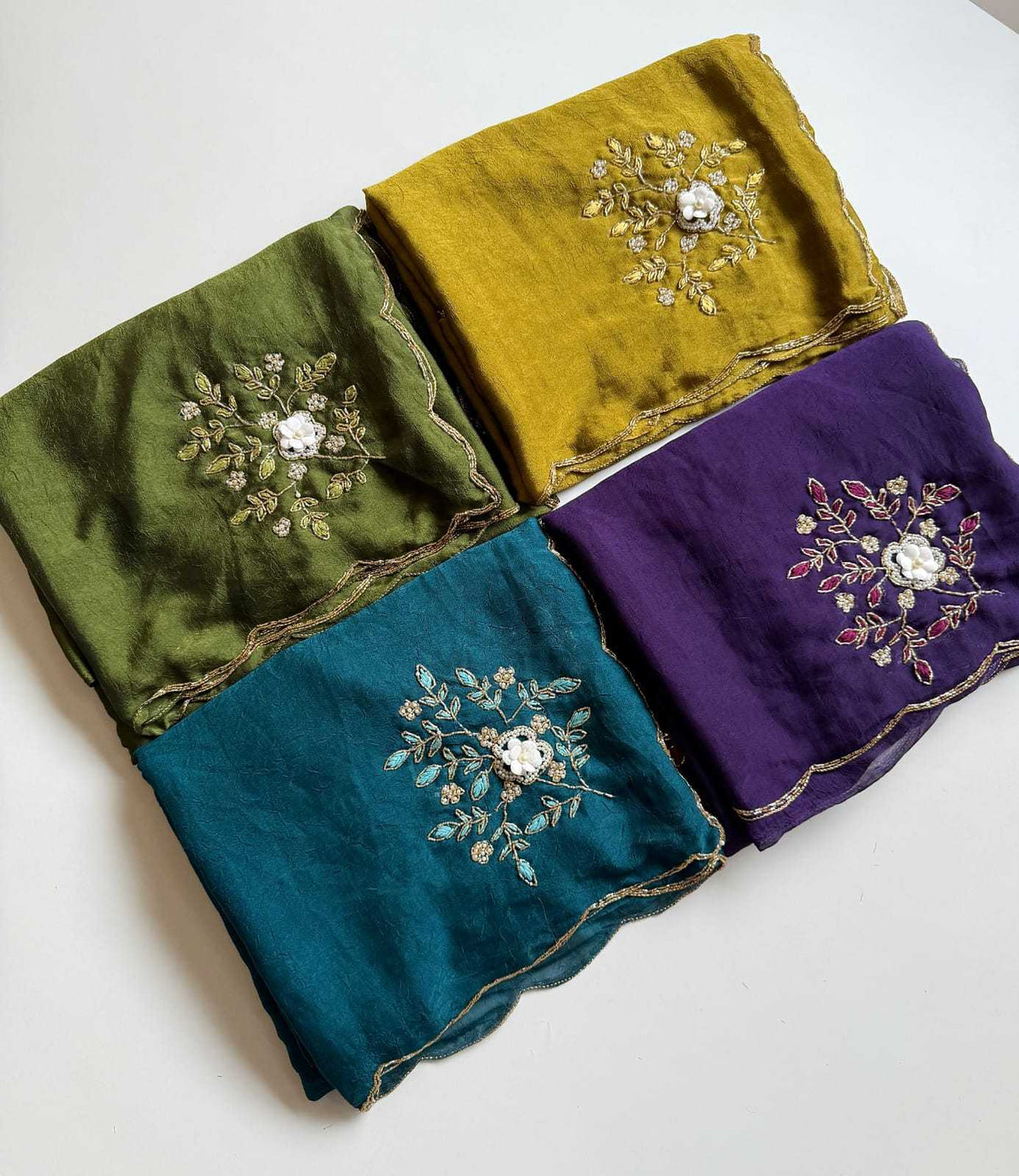 Rangoli Silk Hand Work Saree