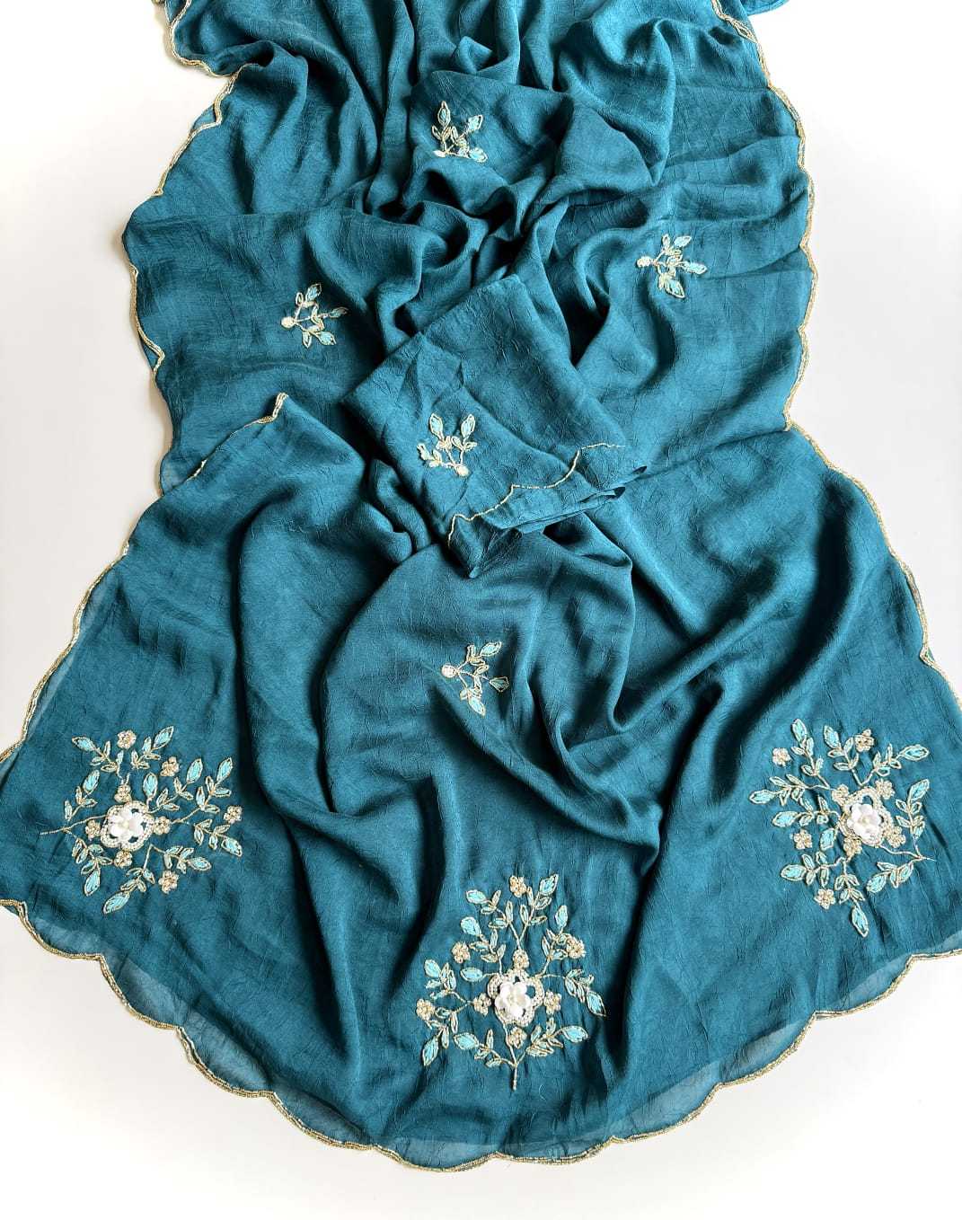 Rangoli Silk Hand Work Saree
