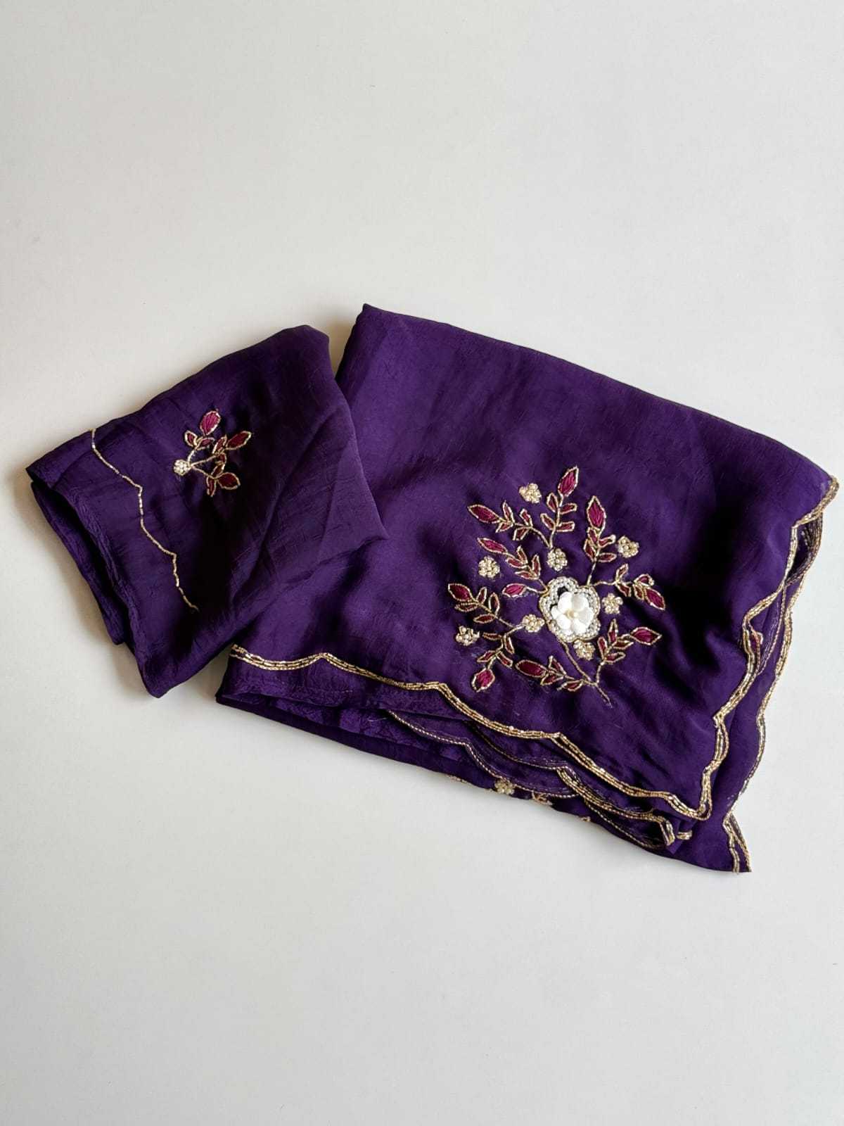 Rangoli Silk Hand Work Saree
