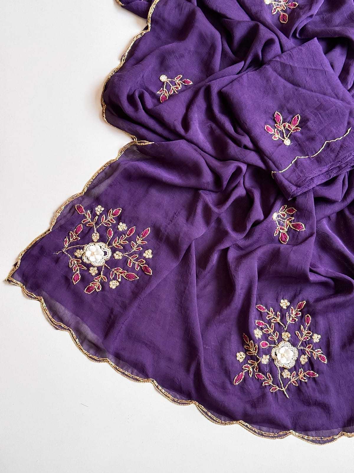 Rangoli Silk Hand Work Saree