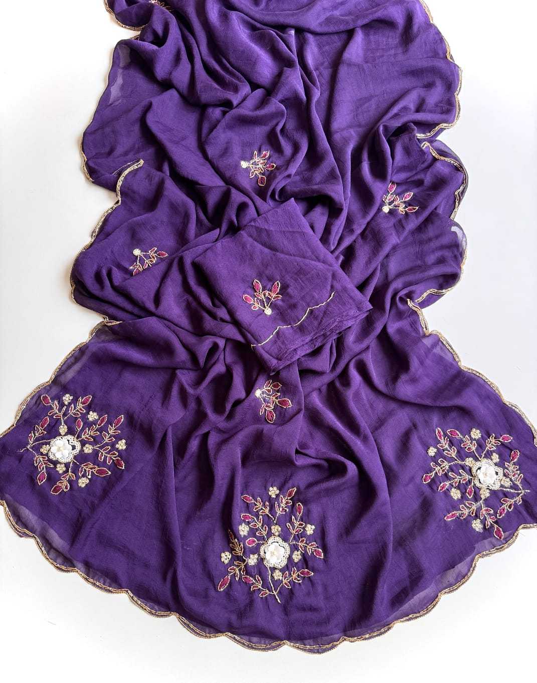 Rangoli Silk Hand Work Saree