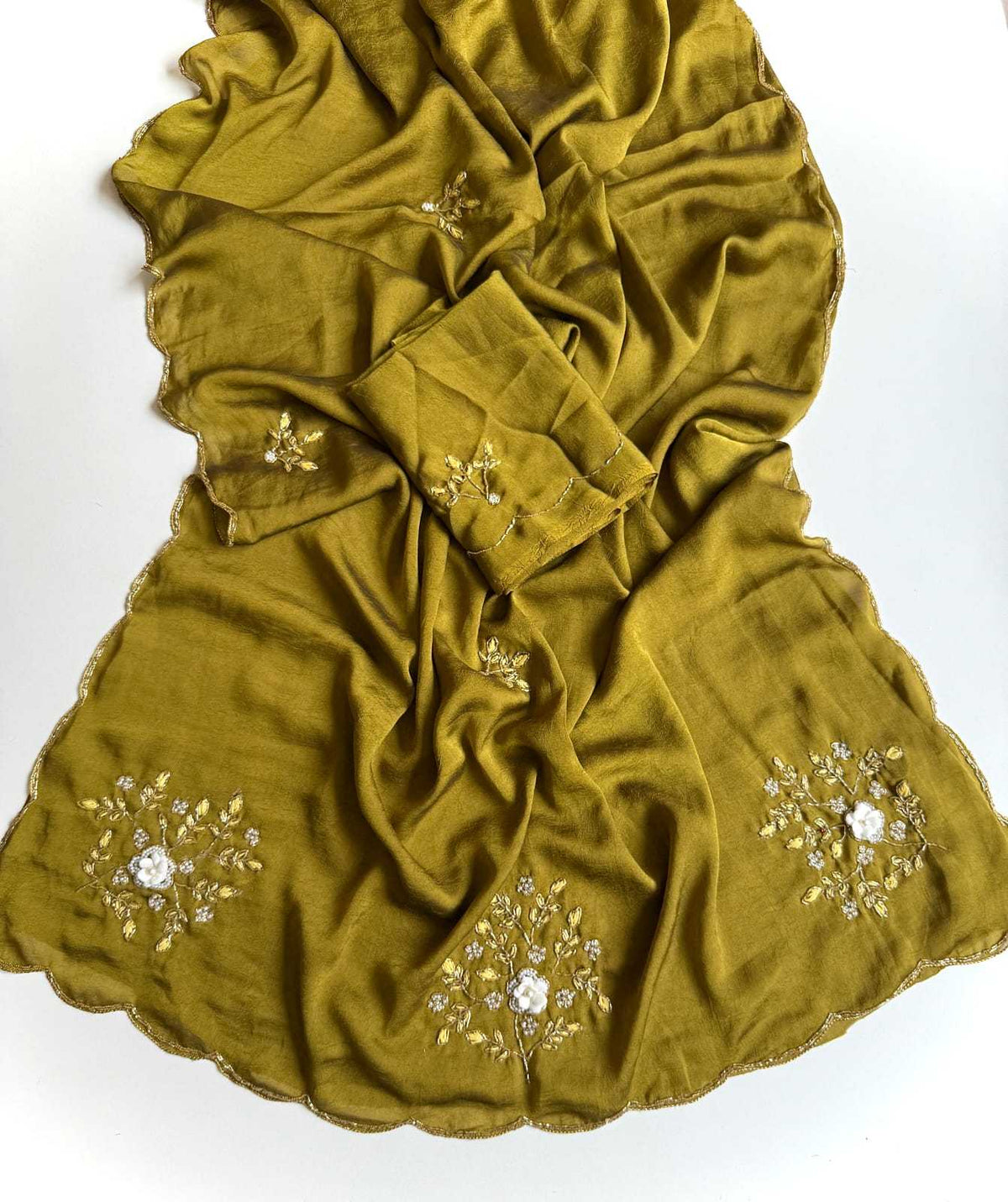 Rangoli Silk Hand Work Saree