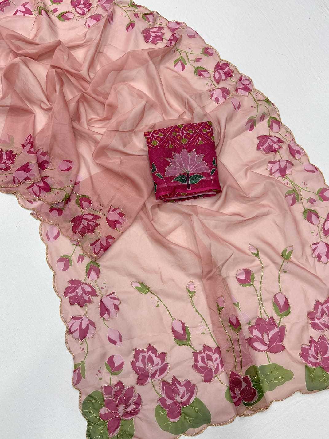 Tabby Silk Designer Saree