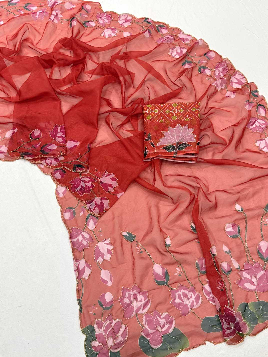 Tabby Silk Designer Saree