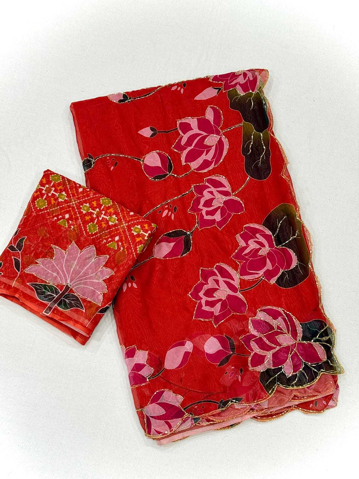 Tabby Silk Designer Saree