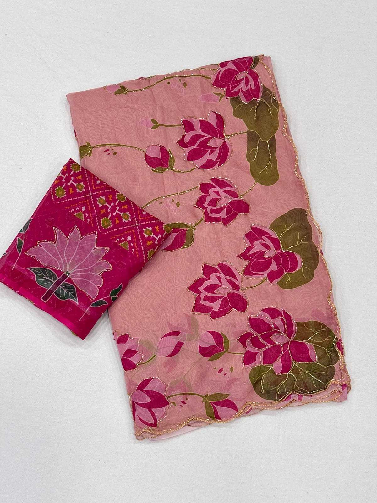 Tabby Silk Designer Saree