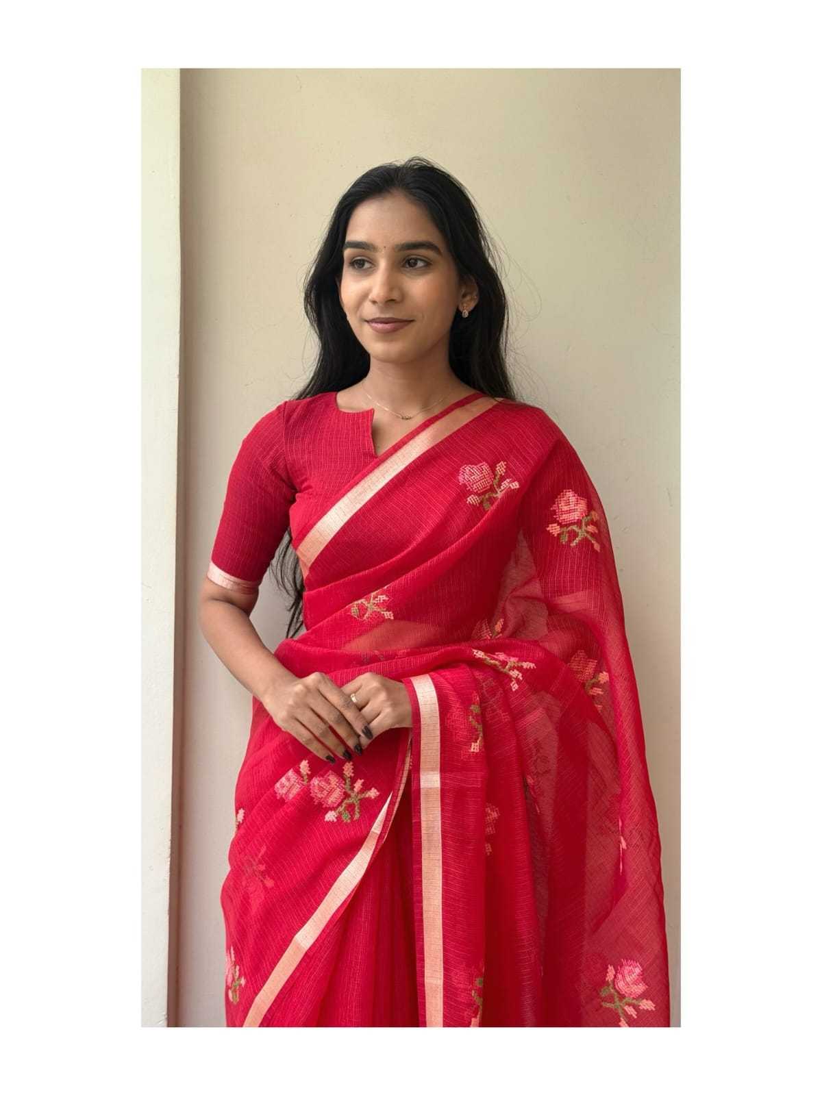 Trisha Kora Silk Soft Saree
