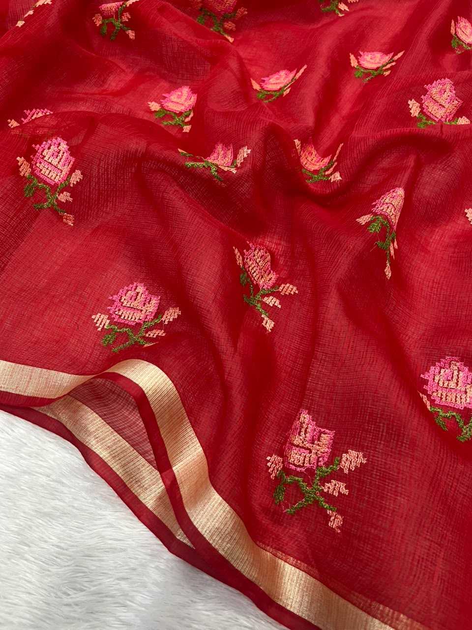 Trisha Kora Silk Soft Saree