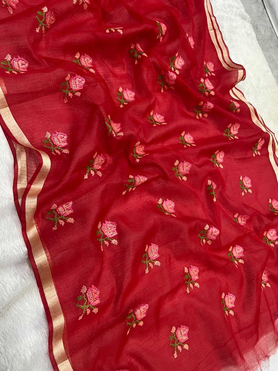 Trisha Kora Silk Soft Saree