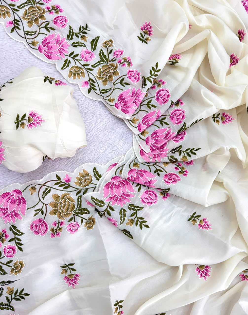 Tussar Silk Designer Saree