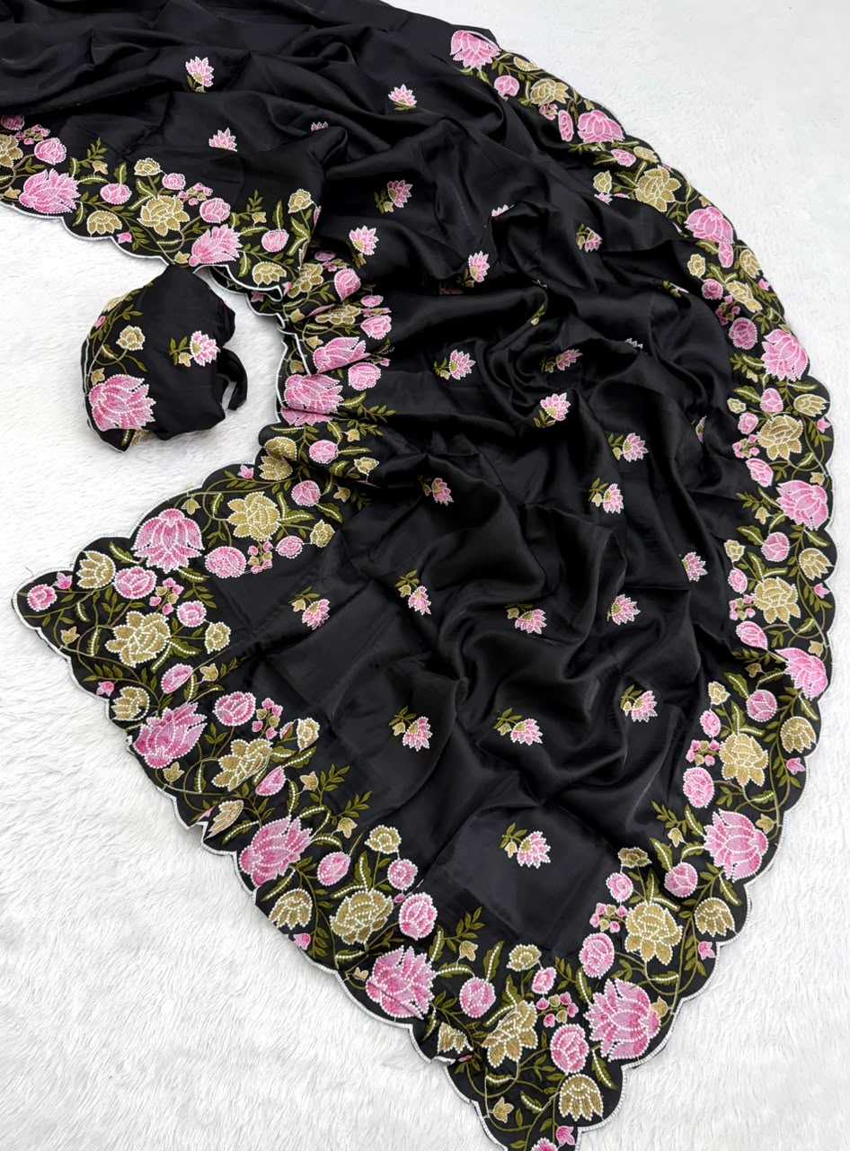 Tussar Silk Designer Saree