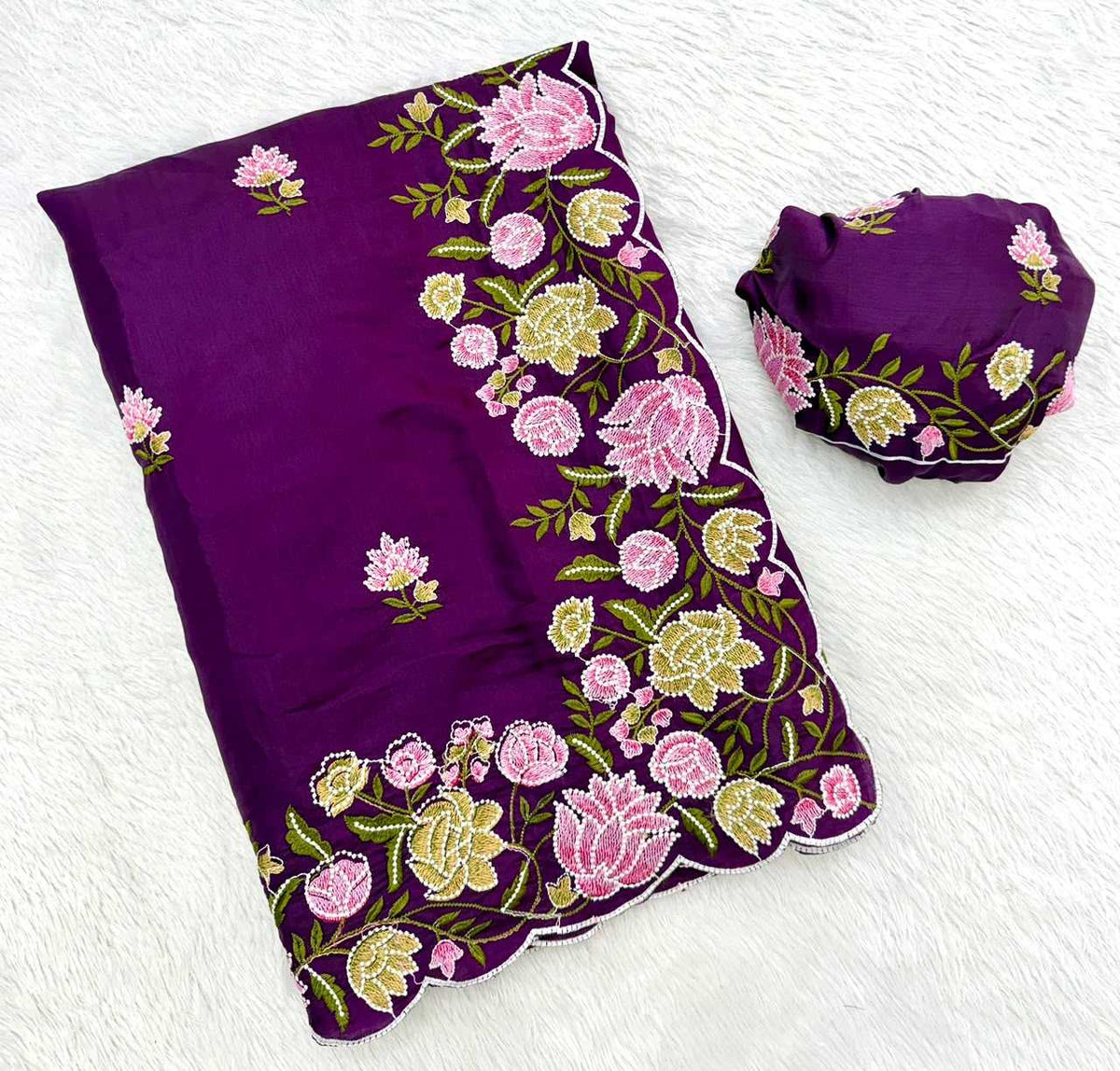 Tussar Silk Designer Saree