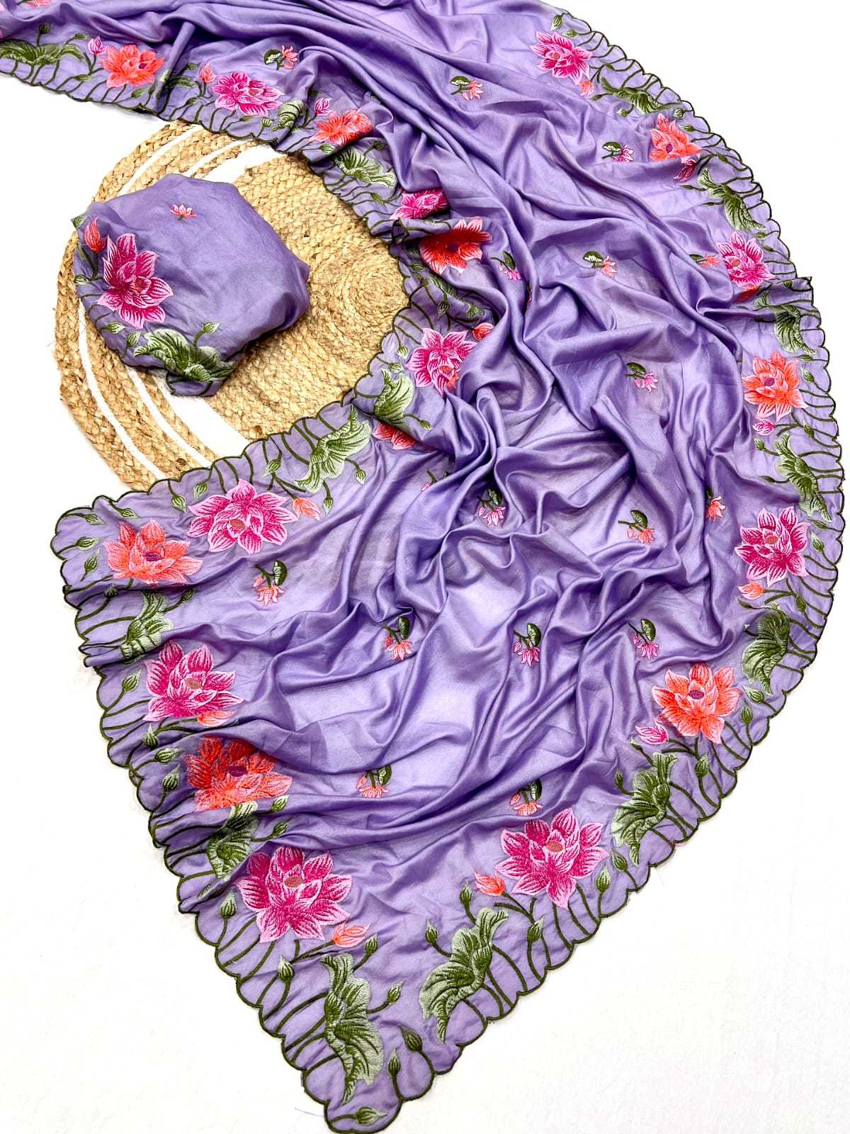 Embroidered Saree