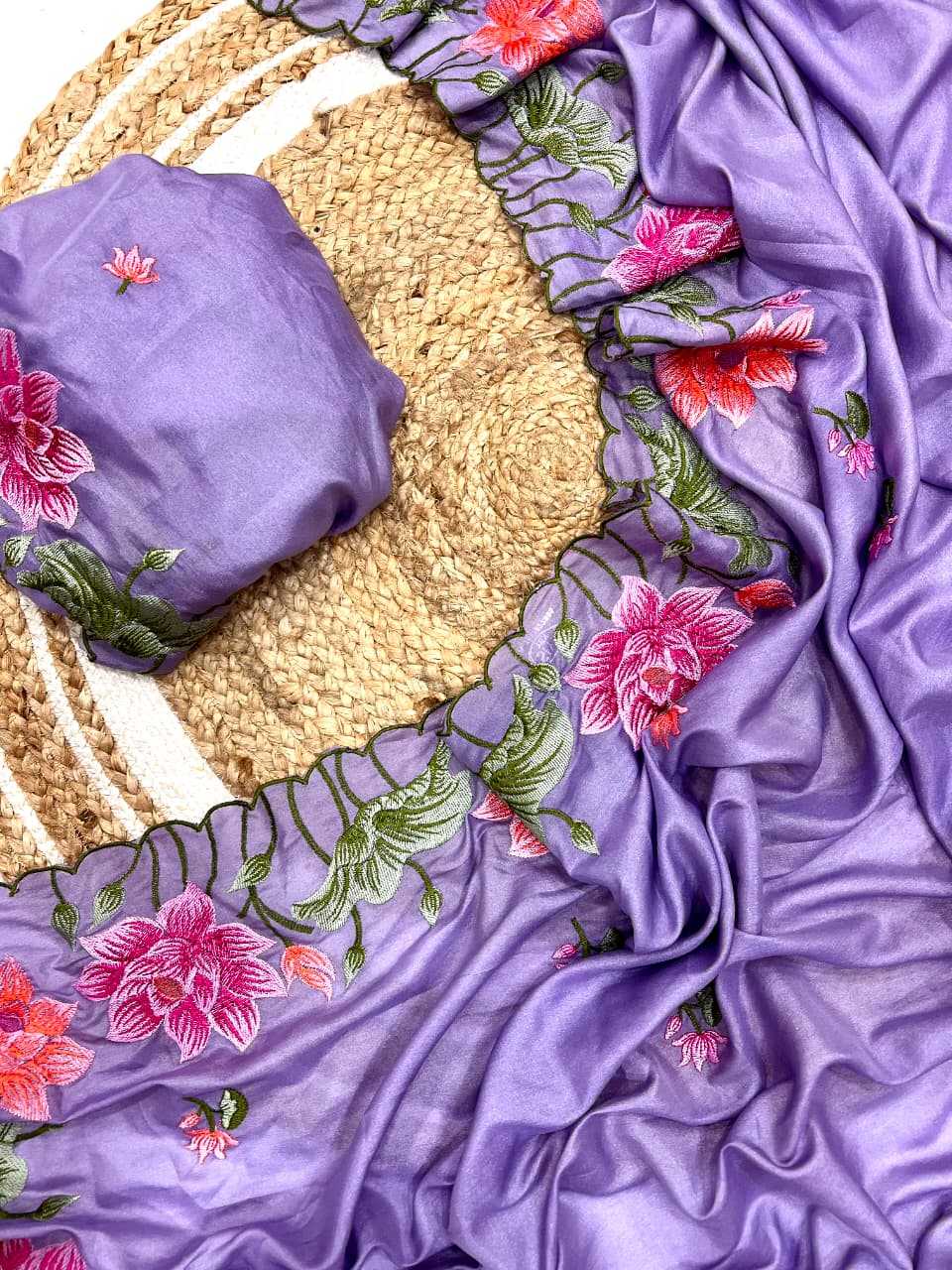 Embroidered Saree