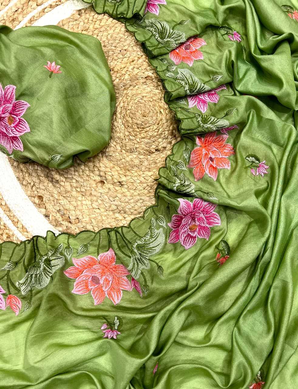 Embroidered Saree