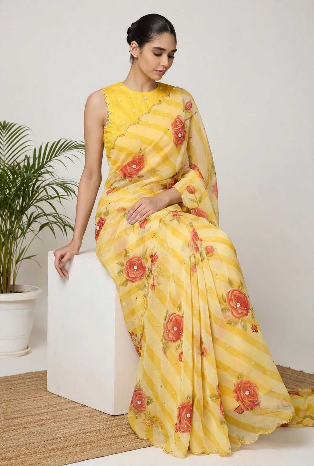 Vaidehika Georgette Printed Saree