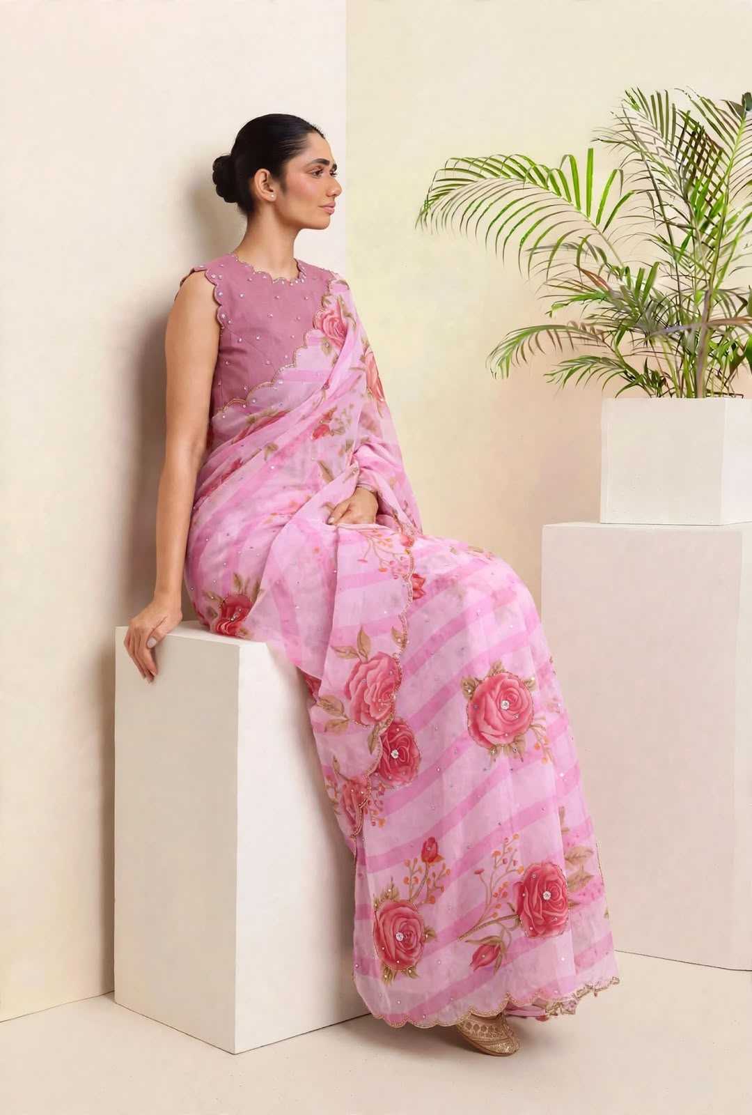Vaidehika Georgette Printed Saree