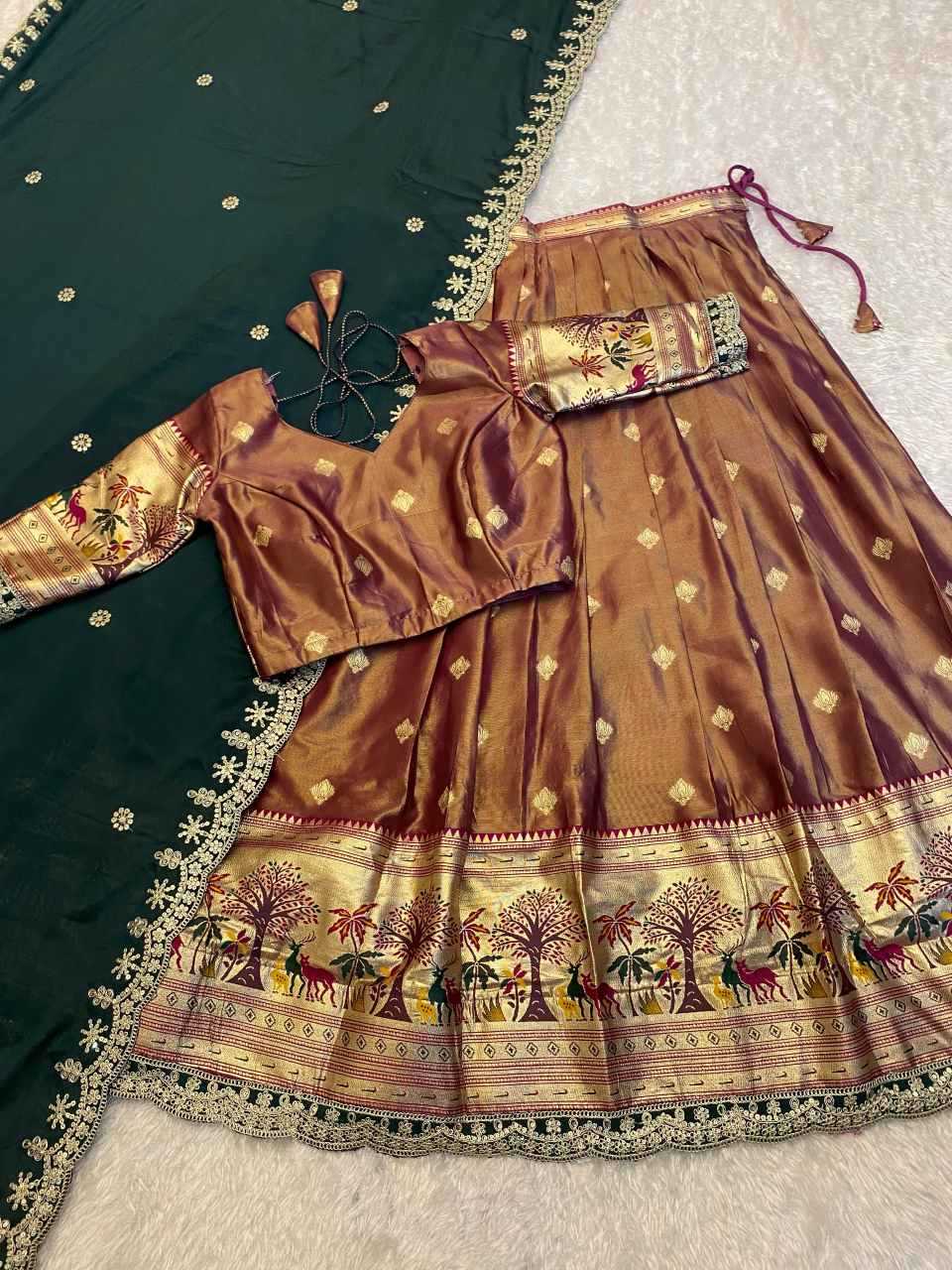 Shimmer Silk Designer Lehenga