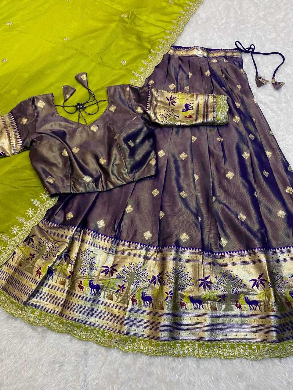 Shimmer Silk Designer Lehenga