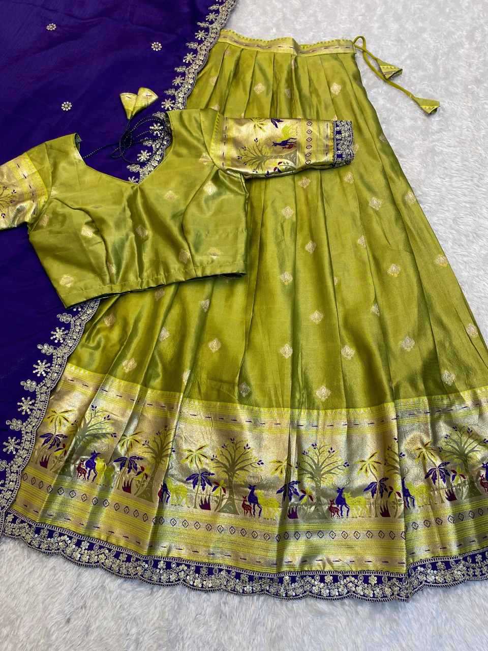 Shimmer Silk Designer Lehenga