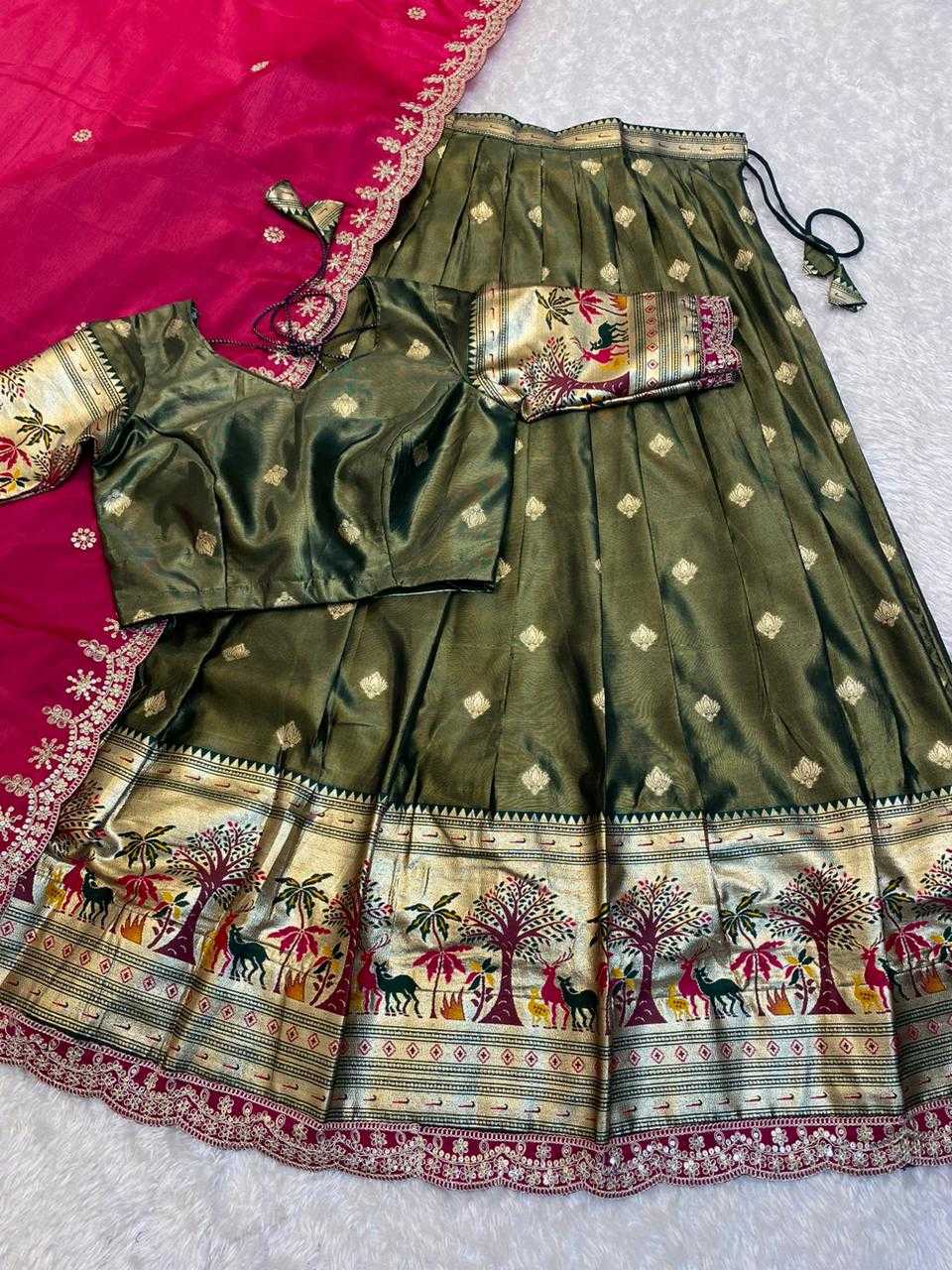 Shimmer Silk Designer Lehenga