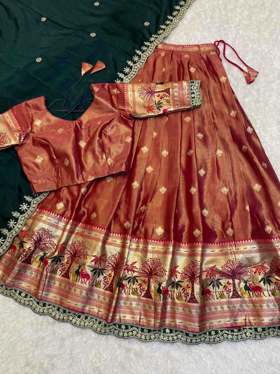Shimmer Silk Designer Lehenga