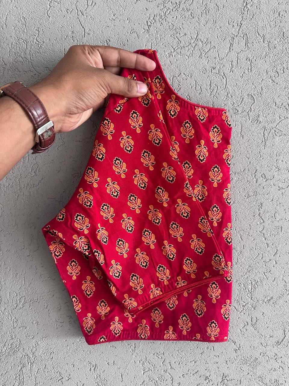 Cotton Printed Blouse