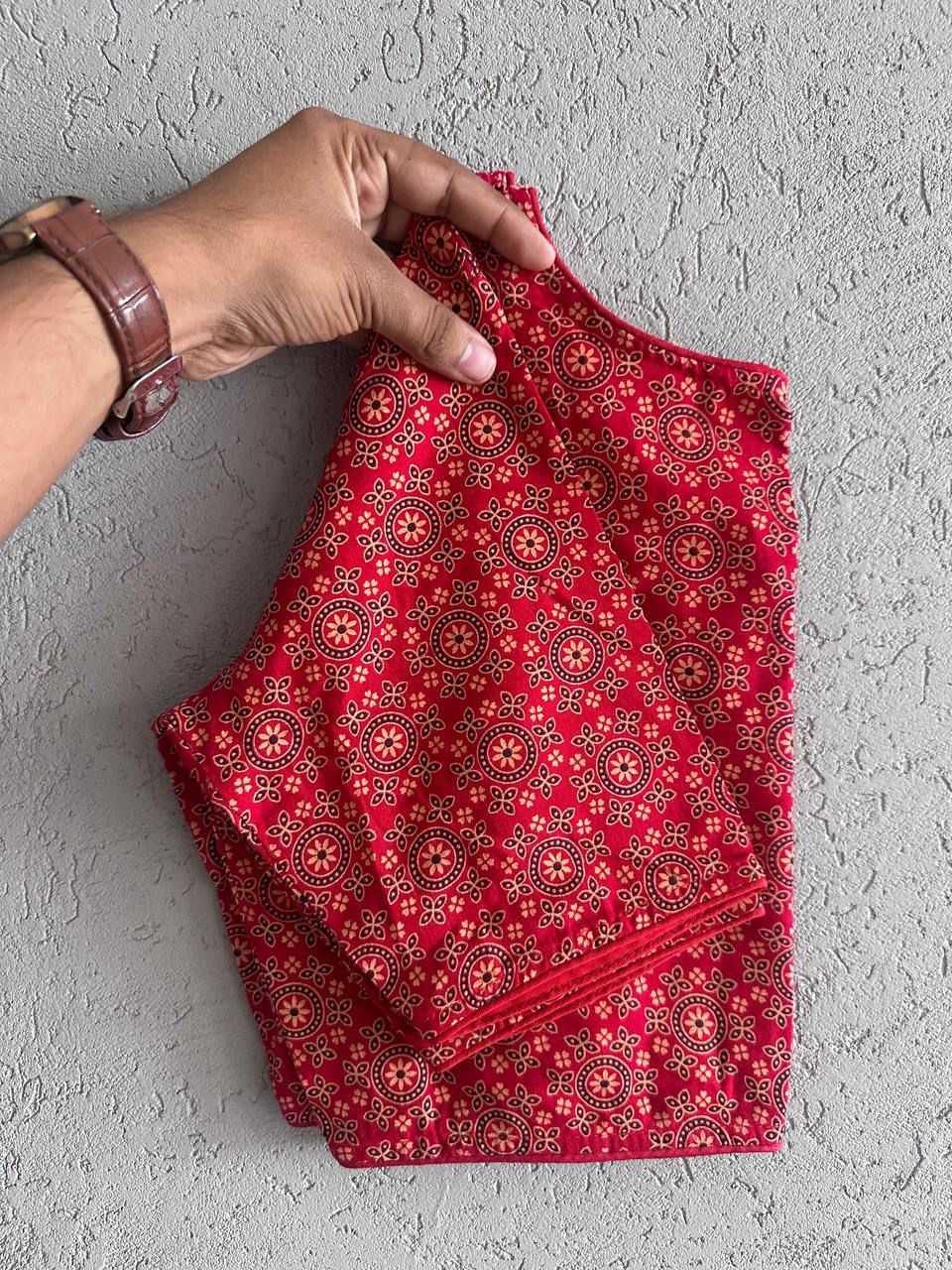 Cotton Printed Blouse