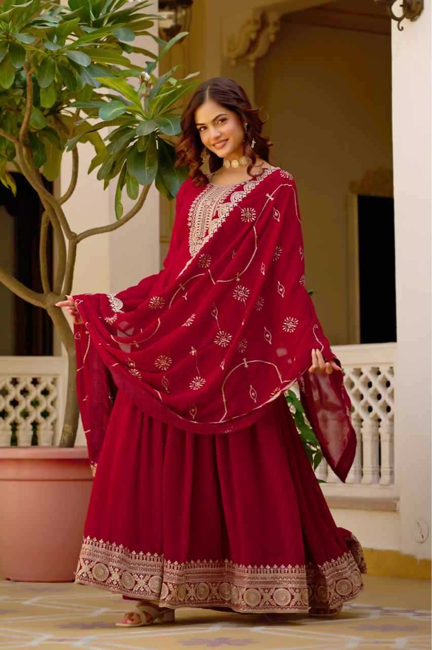 Faux Blooming Fancy Gown
