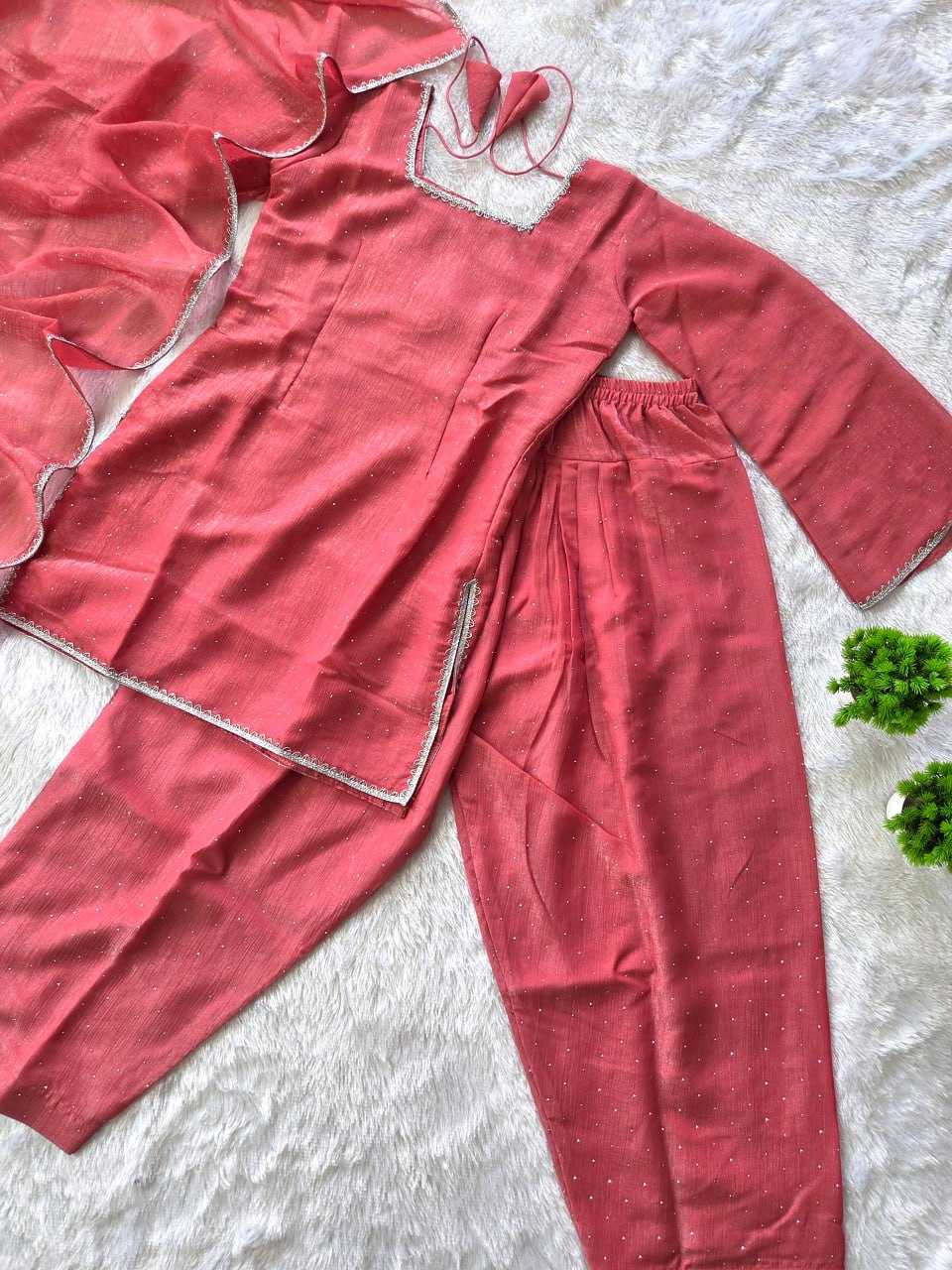 Crunchi Sharara Salwar Suit