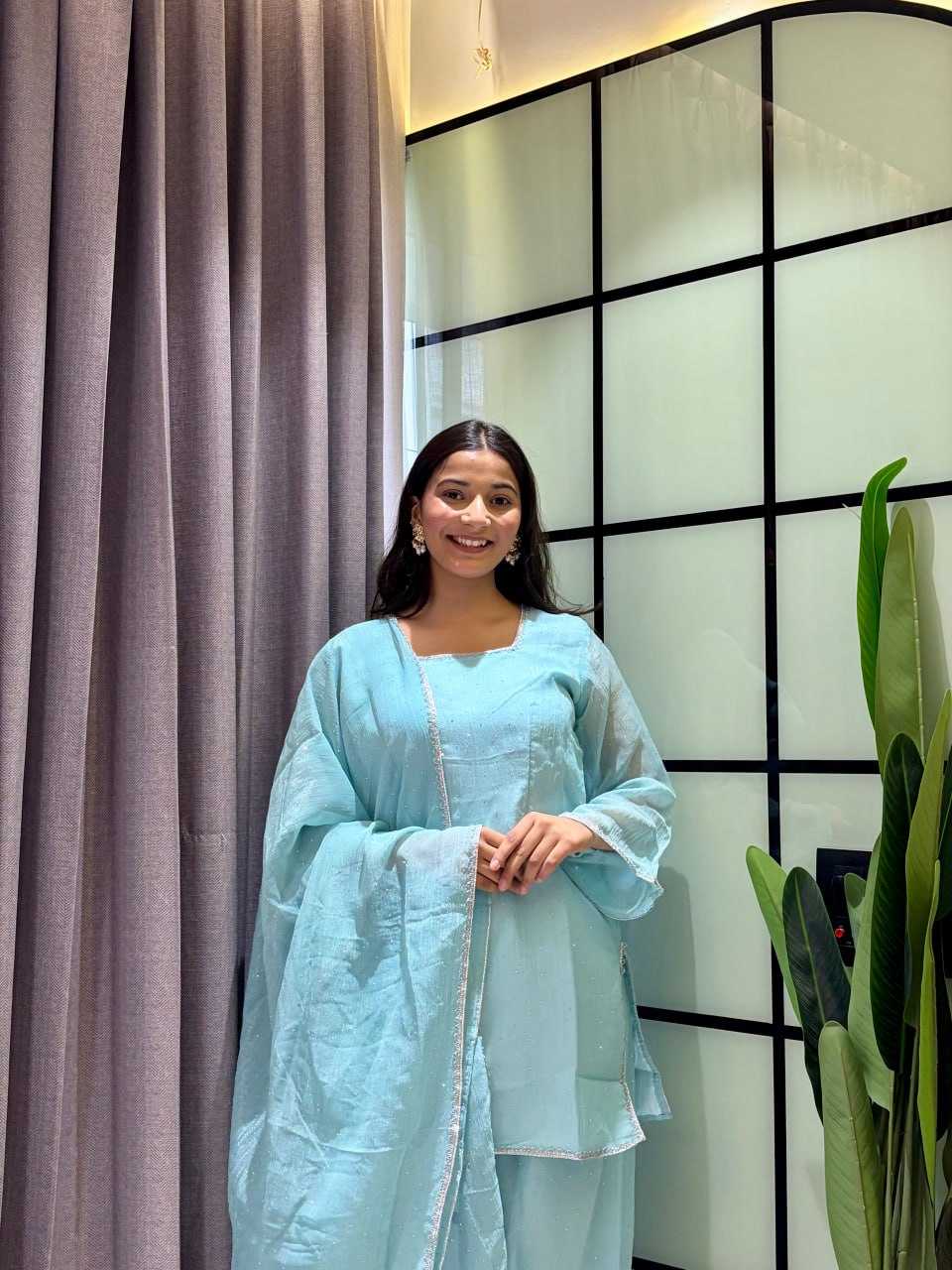 Crunchi Sharara Salwar Suit
