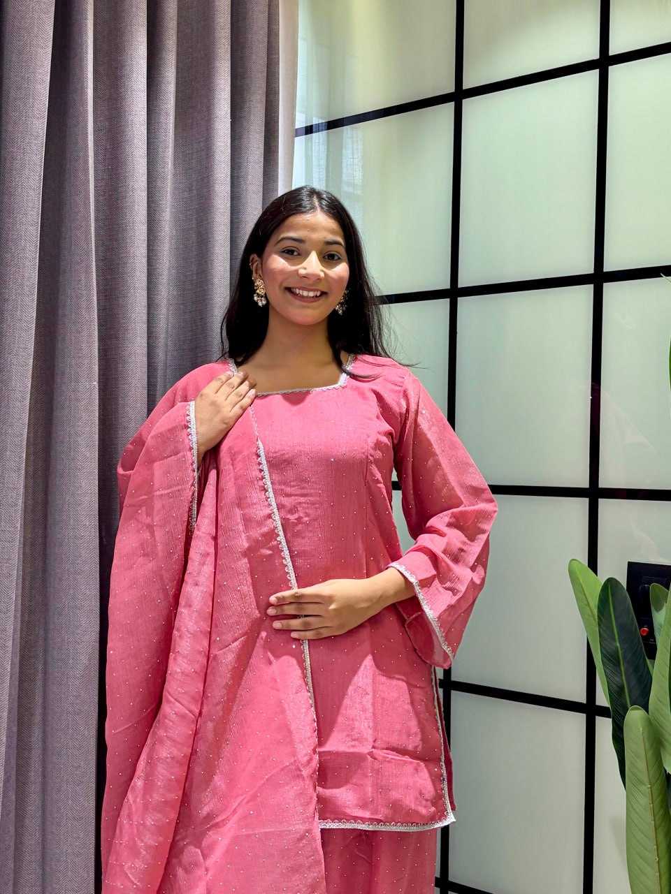 Crunchi Sharara Salwar Suit