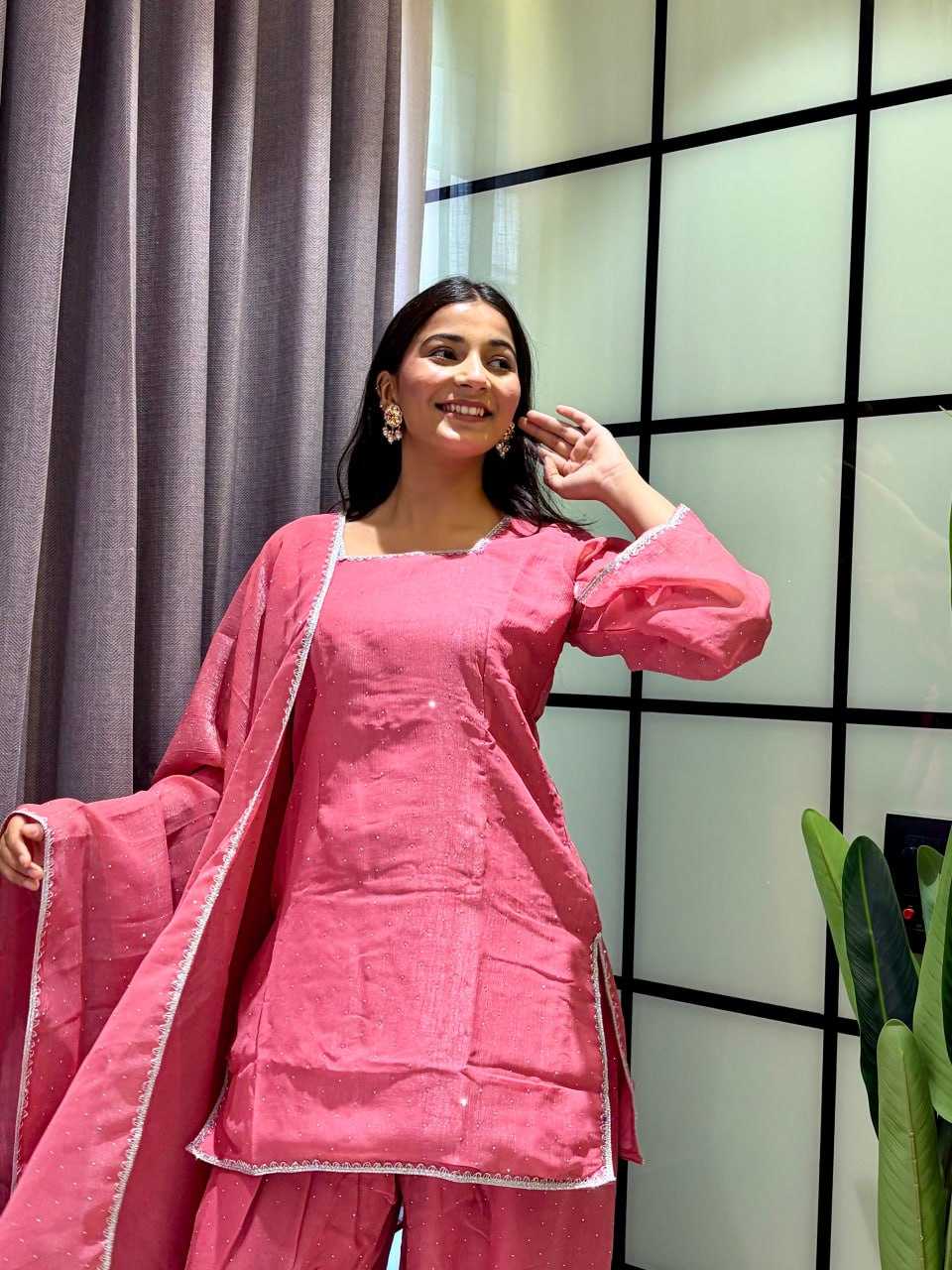 Crunchi Sharara Salwar Suit