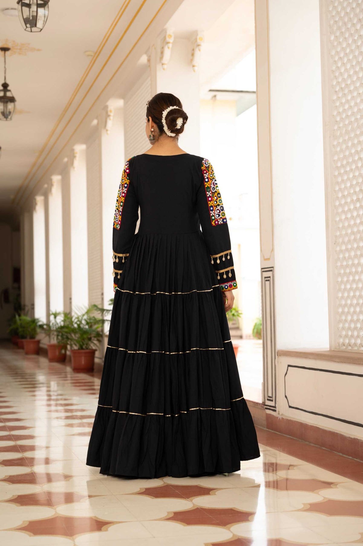 Tissue Embroidery Gown