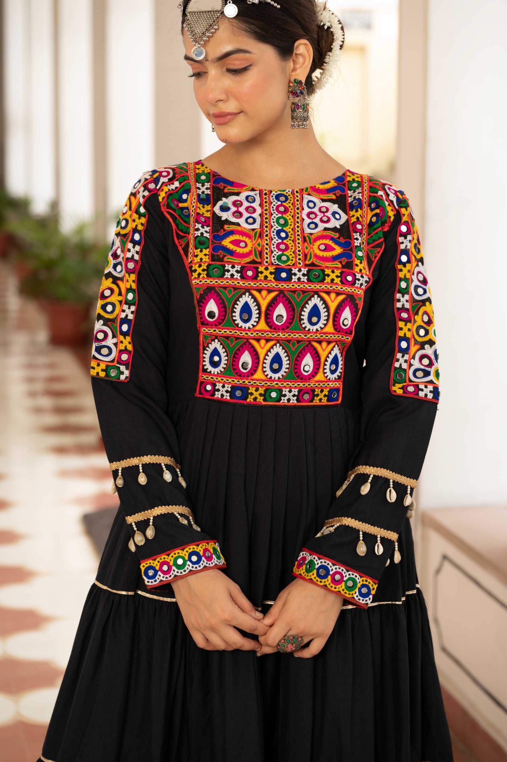 Tissue Embroidery Gown