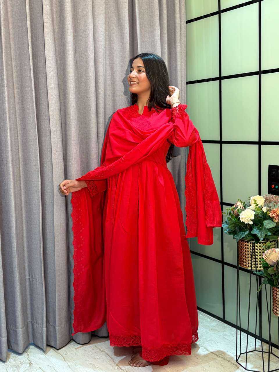 Heavy Roman Silk Party Gown
